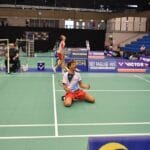 Daniel Lundgaard -Mathias Thyrri - Preben Dan - VICTOR DENMARK MASTERS - Glæde - finale - Badminton Europe