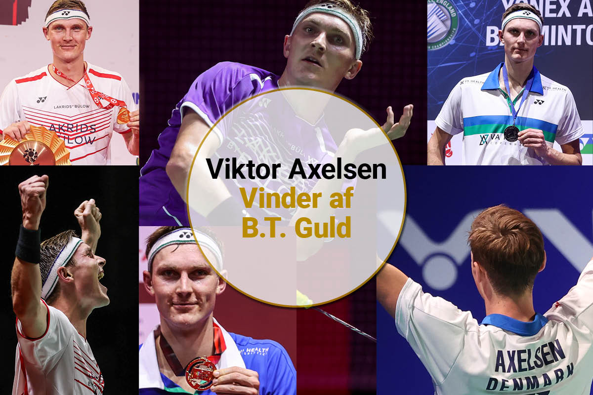 B.T. Guld - Viktor Axelsen - Pris - Hæder - Glæde - vinder - BT Guld