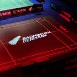 Allan Høgholm - Badminton Danmark - logo - arena - hal - design - designmanual - navn - fjerdbold - bane - mørke