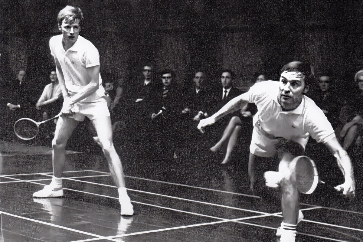 Badminton Danmark, Hans Henrik Svendsen (tv.) - Bendt Rose (th.)
