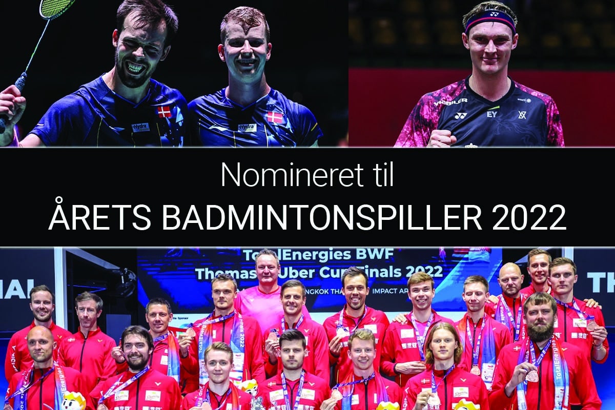 Årets Badmintonspiller 2023 - Badmintonphoto - Viktor Axelsen - Thomas Cup - Kim Astrup - Anders Skaarup