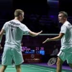 Kim Astrup - Frederik Søgaard - Landskamp - Landshold - VICTOR - EM for blandede hold 2023 - Badmintonphoto