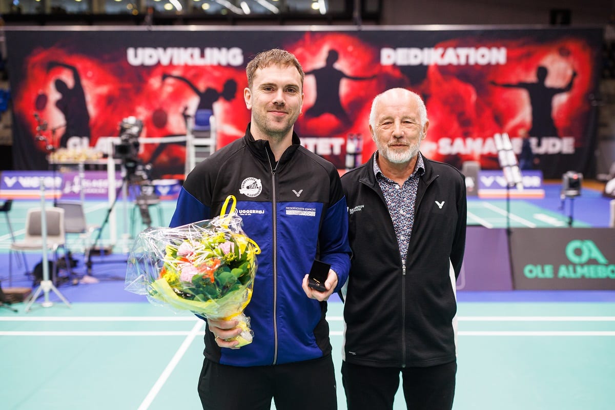 Jan Ø. Jørgensen - Jens Dahl-Hansen - Fortjensttegn - Badminton Danmark - VICTOR Final 4 - Vendsyssel - Hovedbestyrelse - Næstformand