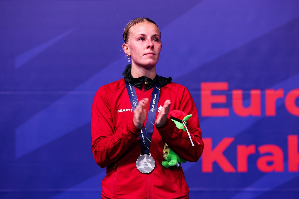 Mia Blichfeldt - European Games 2023 - Badmintonphoto - Glæde - Jubel - Medalje - Sølv