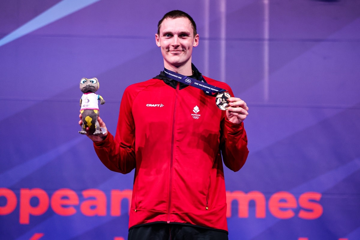 Viktor Axelsen - European Games - Guld - medalje - glæde