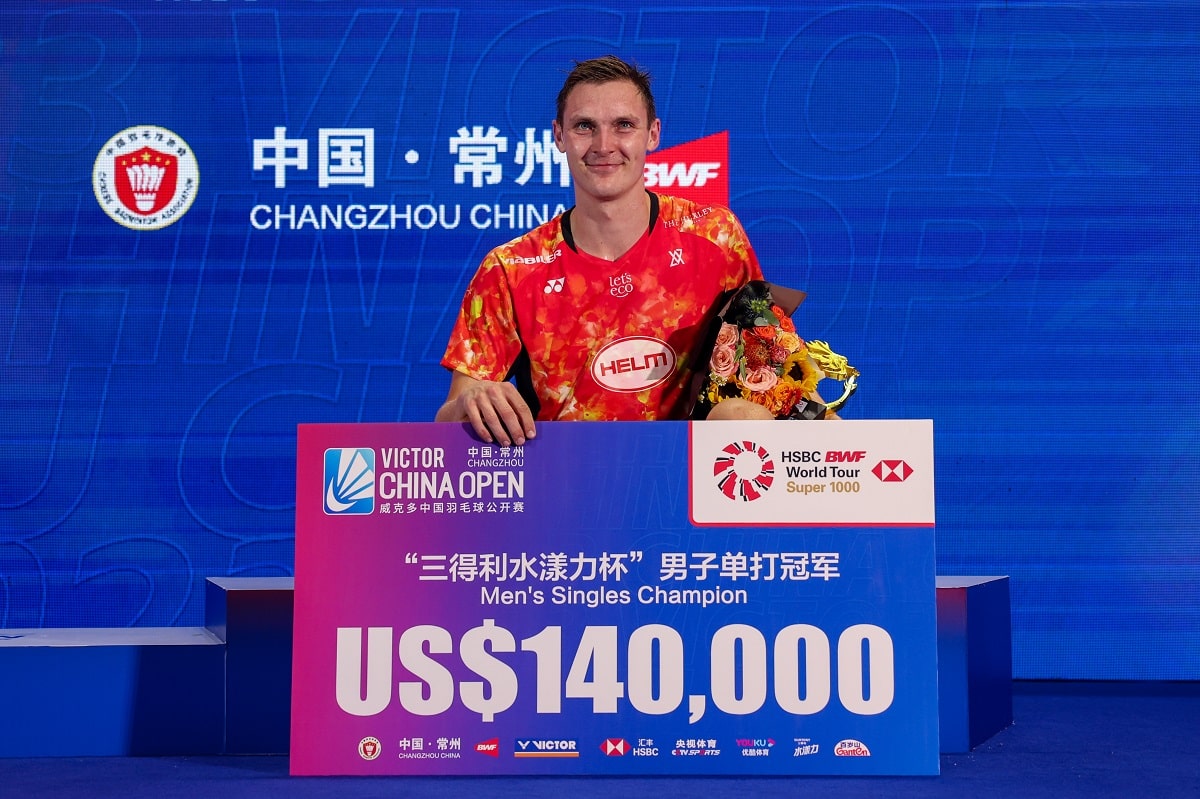 Viktor Axelsen - China Open - Jubel - Glæde - Oplevelse - Badmintonphoto