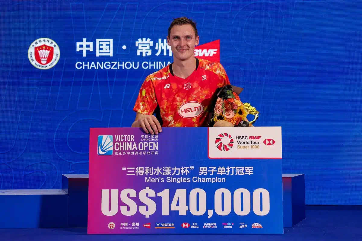 Viktor Axelsen - China Open - Vinder - Titel - Badmintonphoto - Changzhou