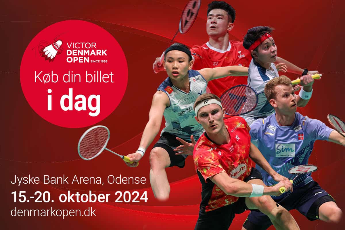 VICTOR DENMARK OPEN 2024, Billetsalg, Odense, Badminton Danmark, Badmintonphoto