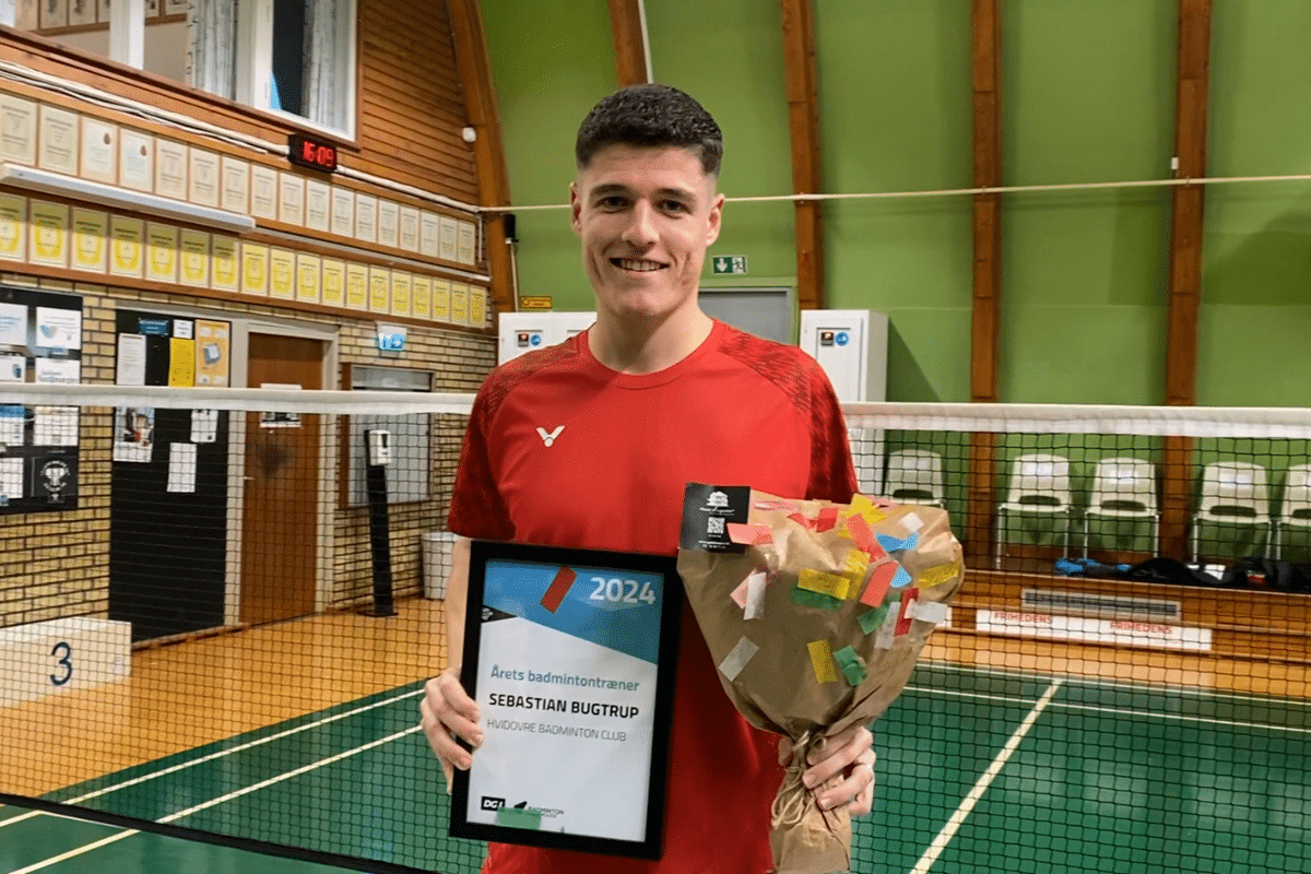 Sebastian Bugtrup, Hvidovre Badminton Club, Årets Badmintontræner, Årets Træner, 2024