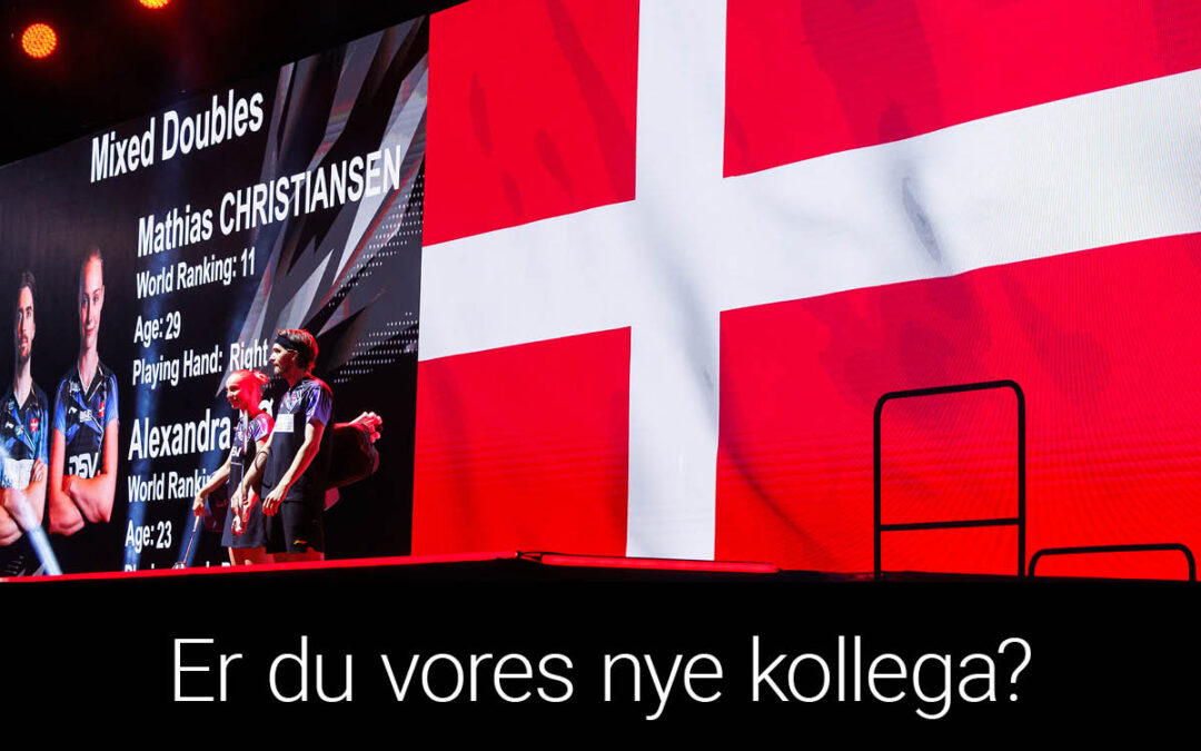 Badminton Danmark søger medarbejder til stilling i en kombination af IT og sport
