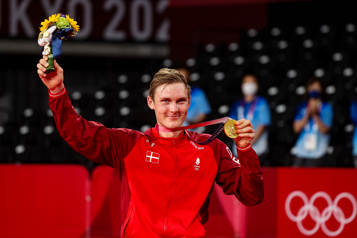 Viktor Axelsen, OL-guld, OL i Tokyo, OL 2020, OL 2021, Badmintonphoto