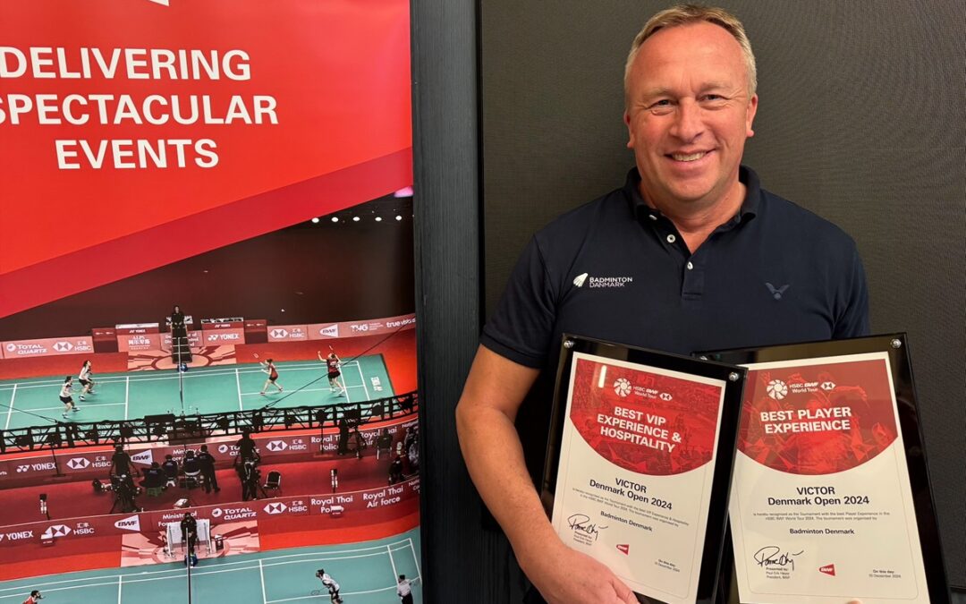 VICTOR DENMARK OPEN 2024 vinder to BWF-priser for bedste værtskab