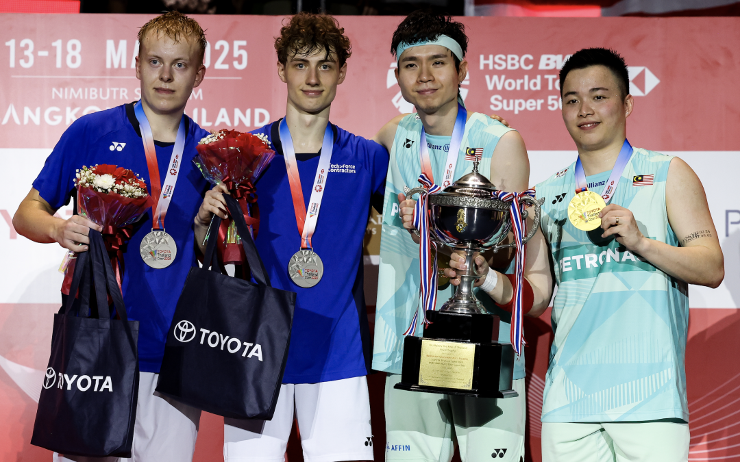 Det blev til to sølvmedaljer ved Thailand Open