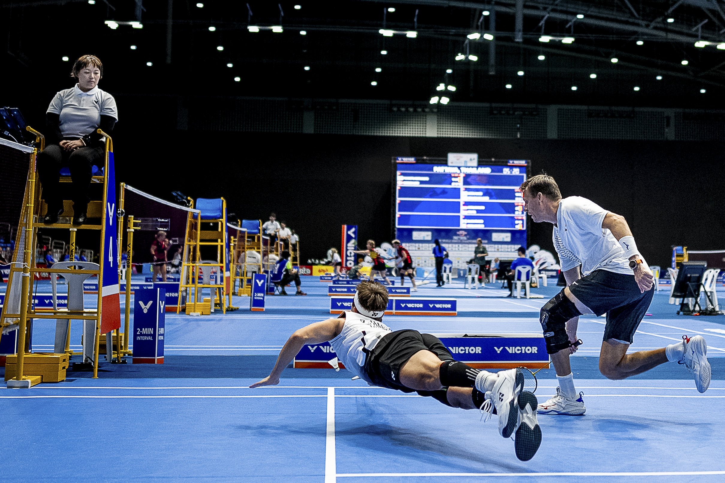Casper Lund & Henrik K. Hansen. Foto: James Varghese, badmintonphoto.