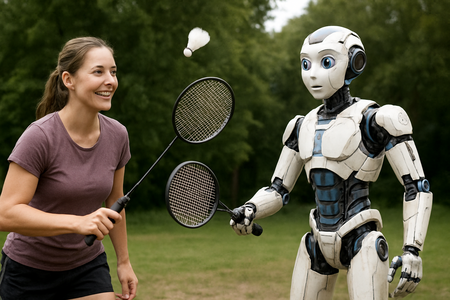 20251103_0935_Robot Badminton Match_simple_compose_01k94dpes2f5bsjtgt0xvjkfgy