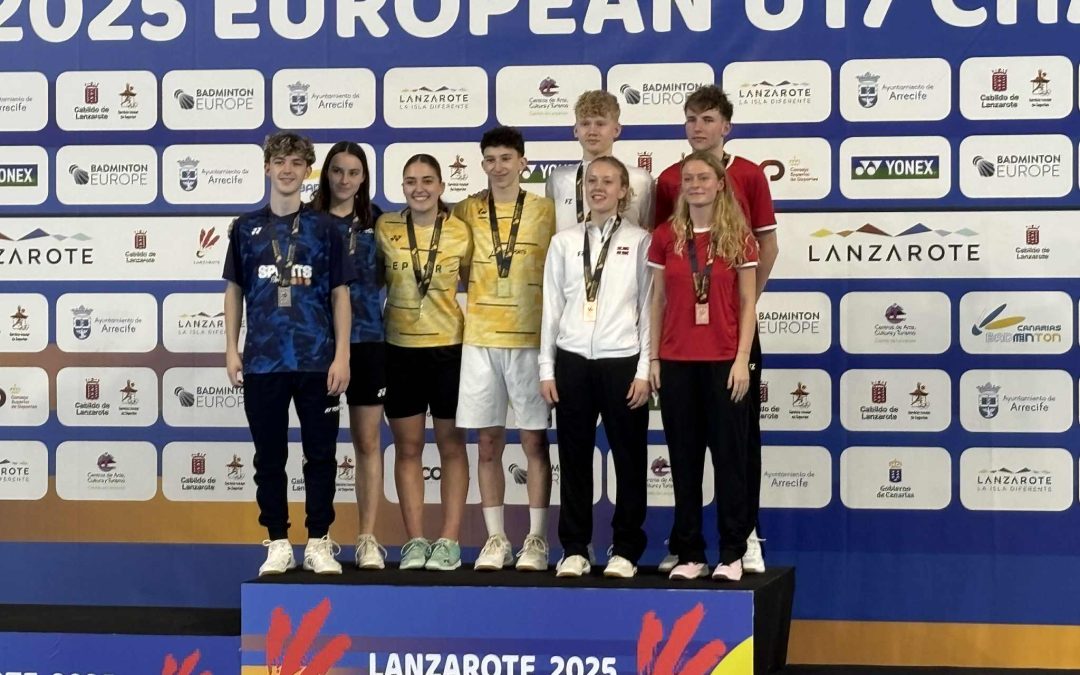 Fem danske medaljer ved U17 EM