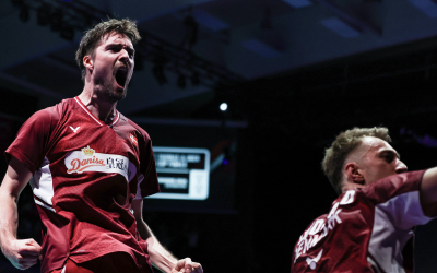 Danmarks Thomas Cup-hold sikrer sig medalje på en forrygende fredag aften i Horsens